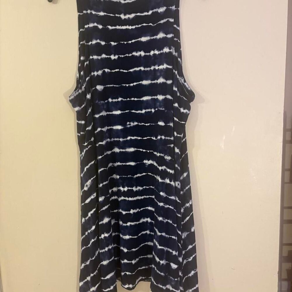 Athleta Women's Navy and Blue Dress